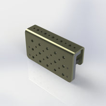 Load image into Gallery viewer, 6" Sheet Metal Rail Rack -- Tariff Beater! (Compare with 6" Modular Double Plate at $213.00)
